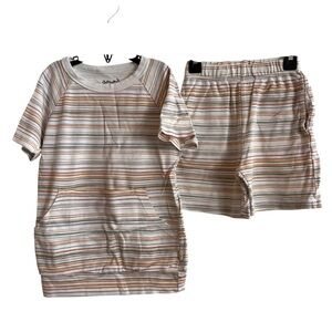 Goumi Kids striped pjs/lounge set